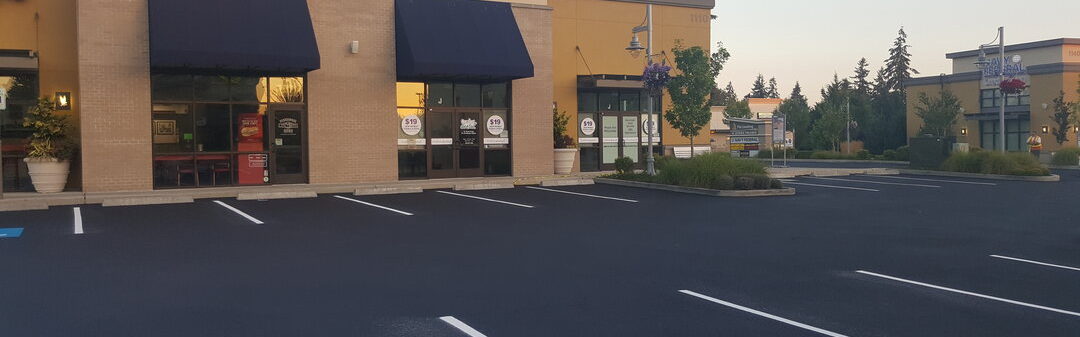 Parking lot sealing Olympia WA